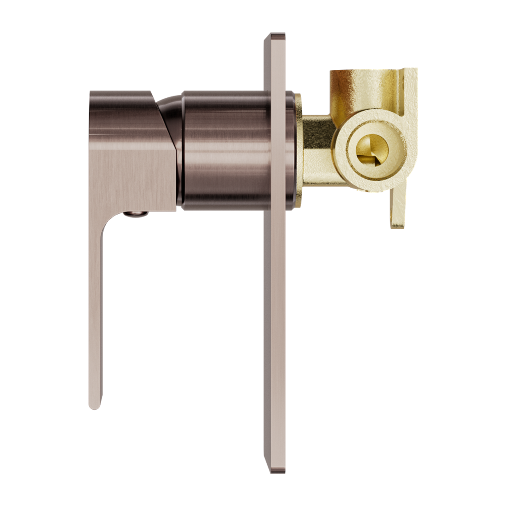 NERO BIANCA SHOWER MIXER 150MM BRUSHED BRONZE