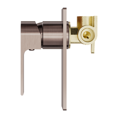 NERO BIANCA SHOWER MIXER 150MM BRUSHED BRONZE