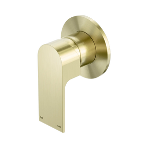 Nero Bianca Shower Mixer Plate 110mm Brushed Gold