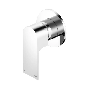 Nero Bianca Shower Mixer Plate 110mm Chrome