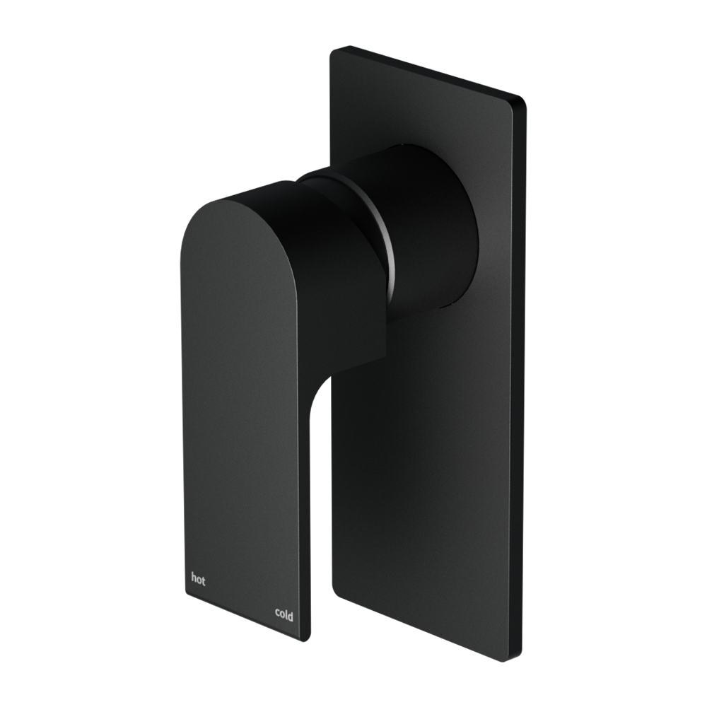 NERO BIANCA SHOWER MIXER 150MM MATTE BLACK