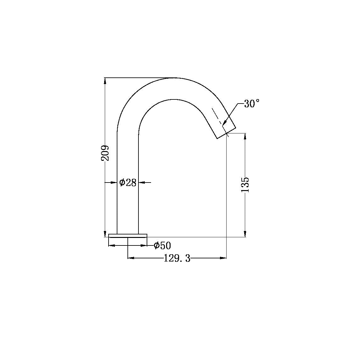 NERO MECCA SENSOR TAP BRUSHED BRONZE