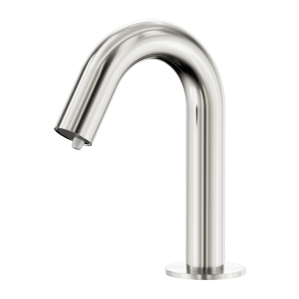 NERO MECCA HOB MOUNTED SENSOR SOAP DISPENSOR 144MM BRUSHED NICKEL