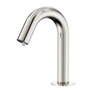 NERO MECCA HOB MOUNTED SENSOR SOAP DISPENSOR 144MM BRUSHED NICKEL