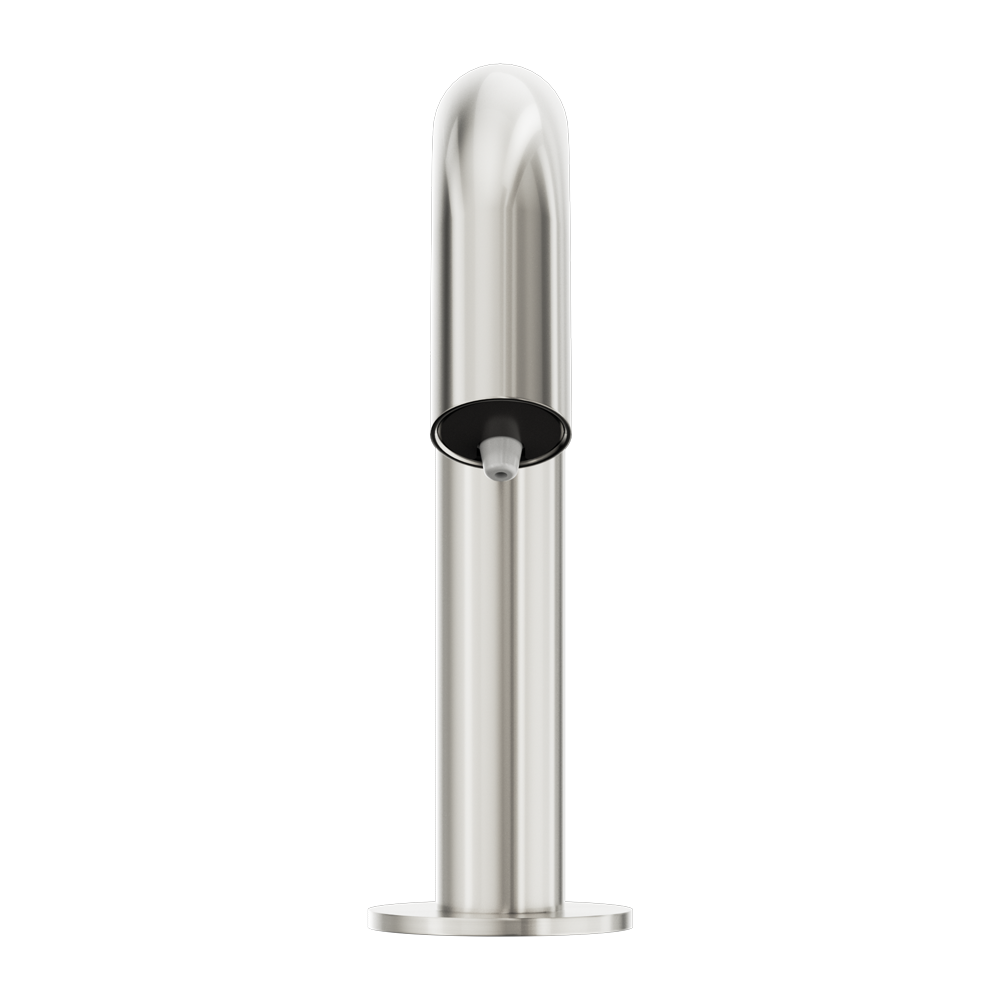NERO MECCA HOB MOUNTED SENSOR SOAP DISPENSOR 144MM BRUSHED NICKEL
