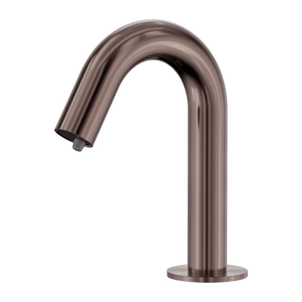 NERO MECCA HOB MOUNTED SENSOR SOAP DISPENSOR 144MM BRUSHED BRONZE