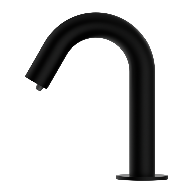 NERO MECCA HOB MOUNTED SENSOR SOAP DISPENSOR 144MM MATTE BLACK