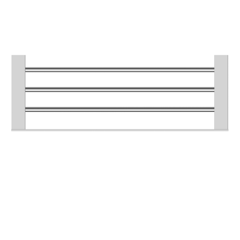 NERO CELIA NON-HEATED TOWEL RACK 600MM CHROME