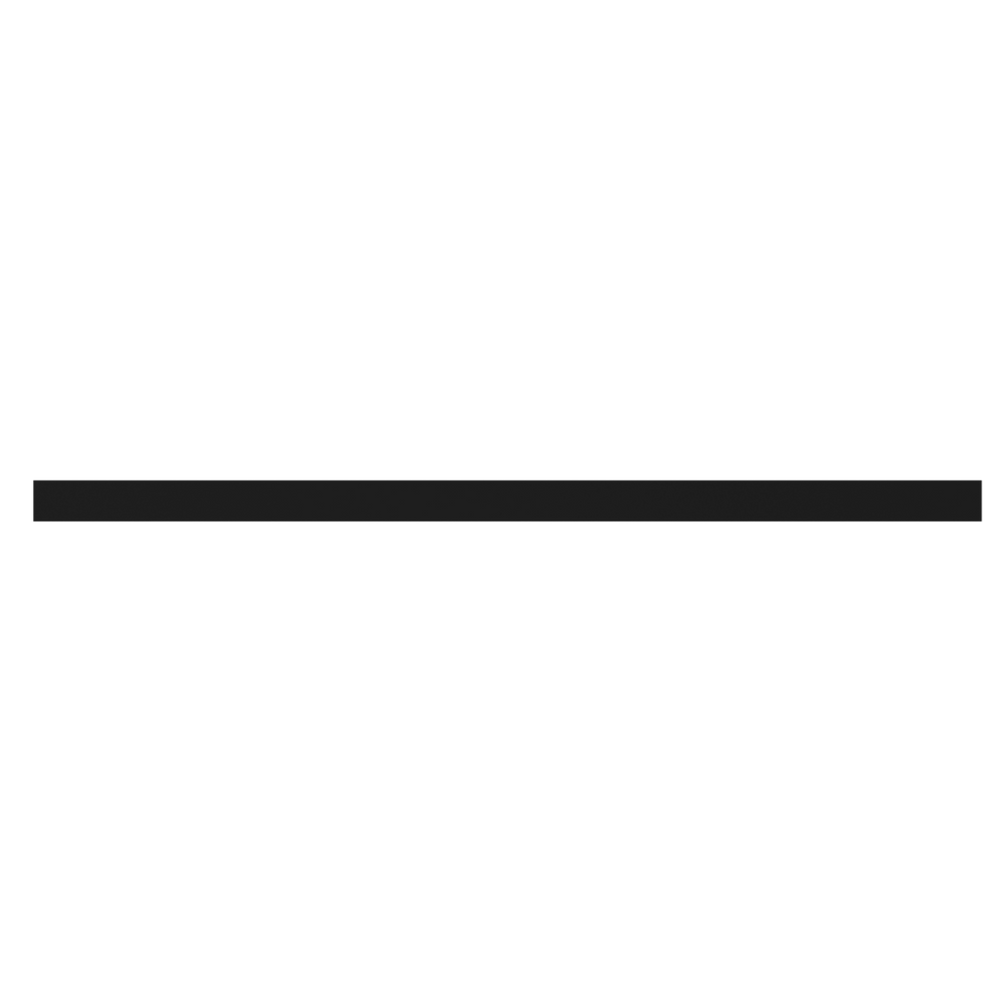 NERO CELIA NON-HEATED TOWEL RACK 600MM MATTE BLACK
