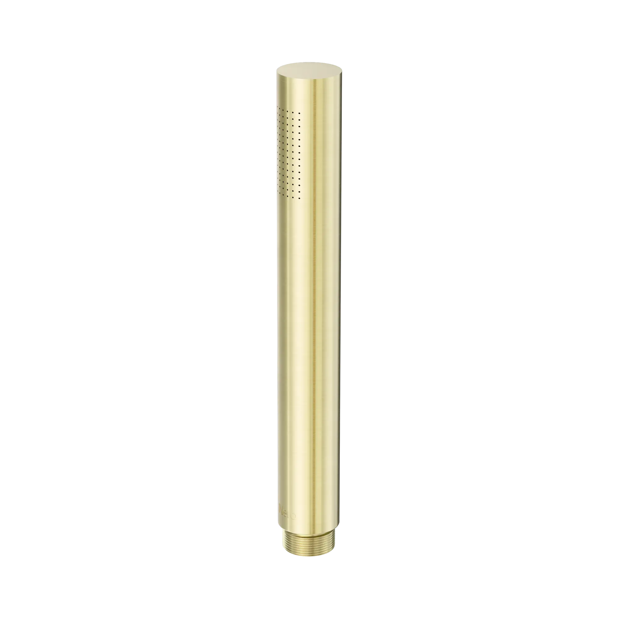 NERO SERENITY ROUND TUBE METAL HAND SHOWER 192MM BRUSHED GOLD