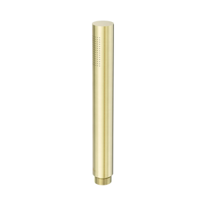 NERO SERENITY ROUND TUBE METAL HAND SHOWER 192MM BRUSHED GOLD