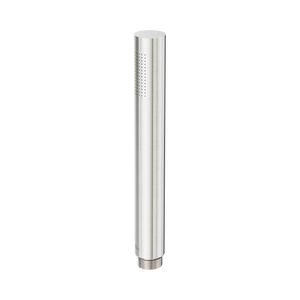 NERO SERENITY ROUND TUBE METAL HAND SHOWER 192MM BRUSHED NICKEL
