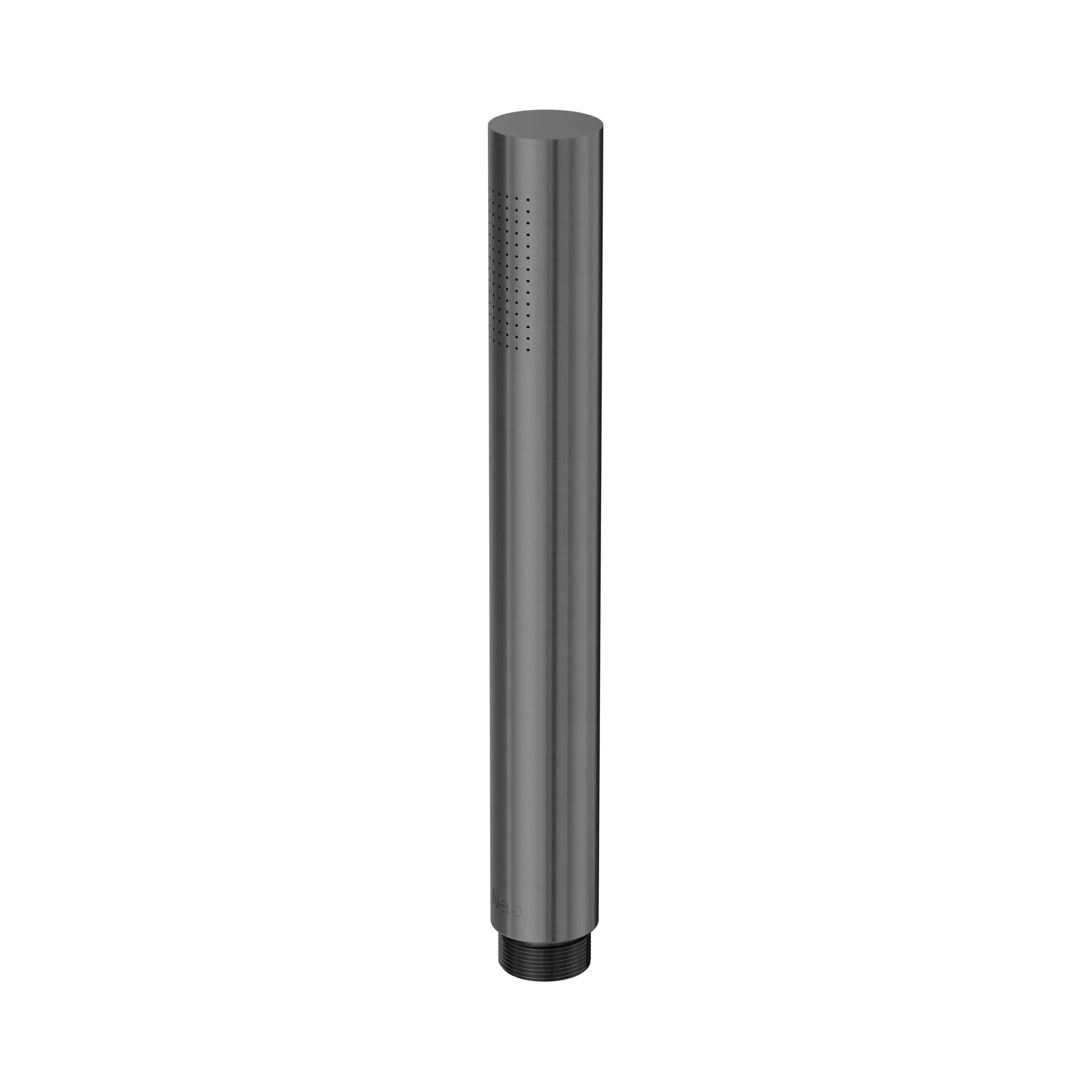 NERO SERENITY ROUND TUBE METAL HAND SHOWER 192MM GUN METAL
