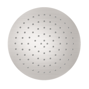 NERO ROUND SHOWER HEAD 250MM BRUSHED NICKEL