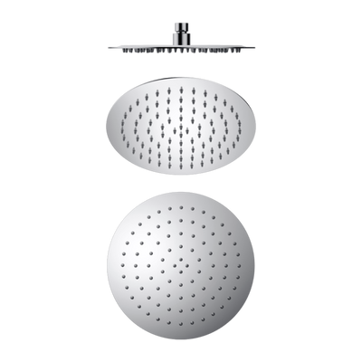 NERO ROUND SHOWER HEAD 250MM CHROME