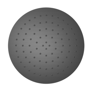 NERO ROUND SHOWER HEAD 250MM GUN METAL