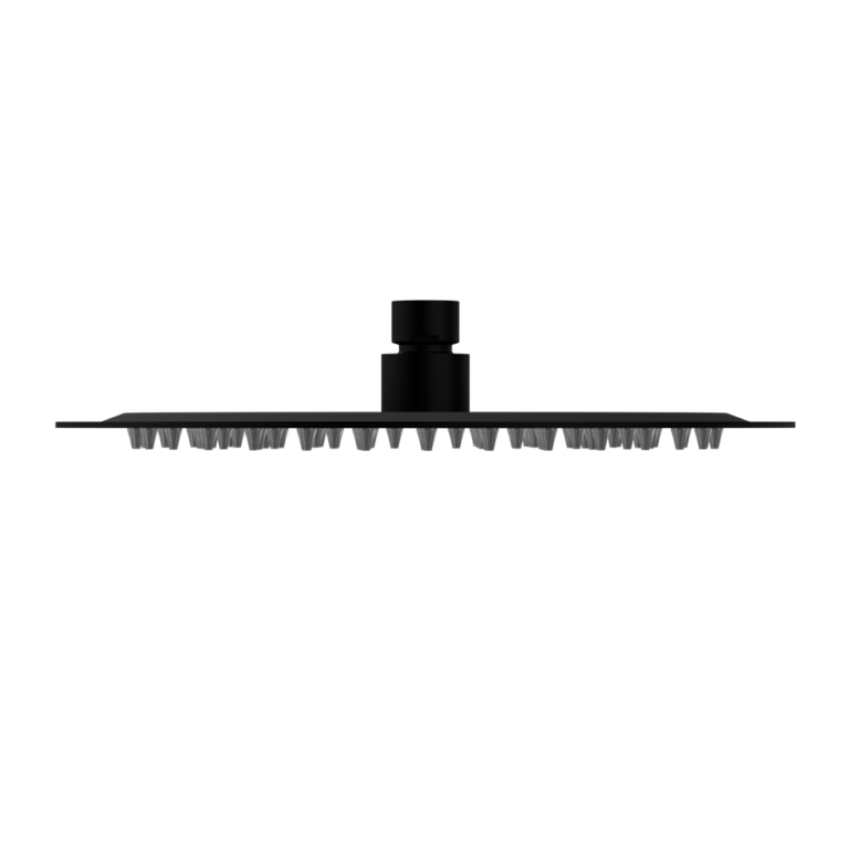 NERO ROUND SHOWER HEAD 250MM MATTE BLACK