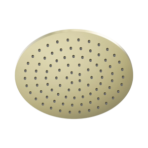 NERO 250MM ROUND METAL SHOWER HEAD II BRUSHED GOLD