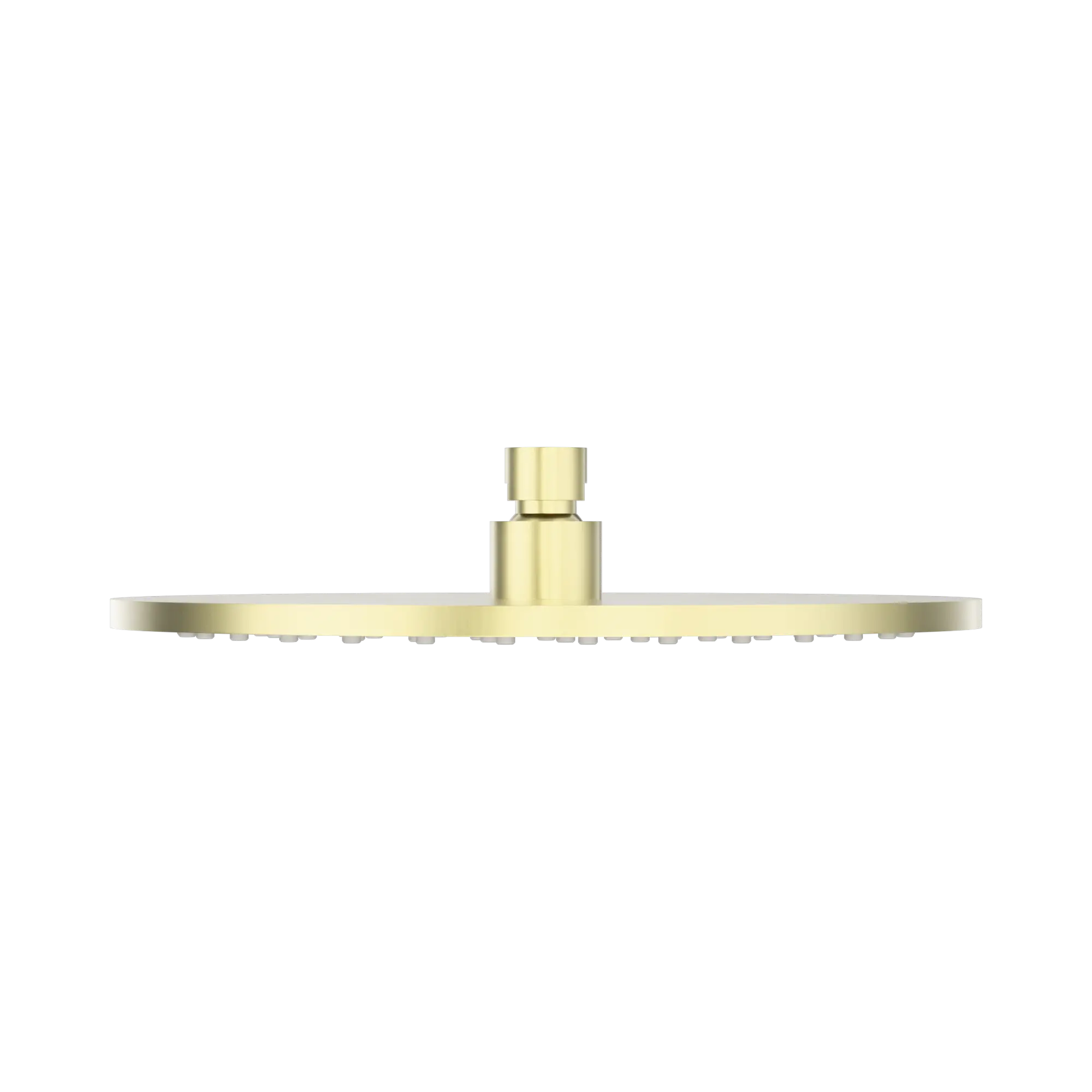 NERO 250MM ROUND METAL SHOWER HEAD II BRUSHED GOLD image 3
