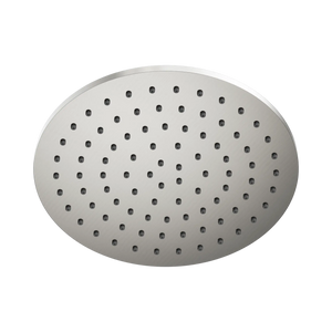 NERO 250MM ROUND METAL SHOWER HEAD II BRUSHED NICKEL