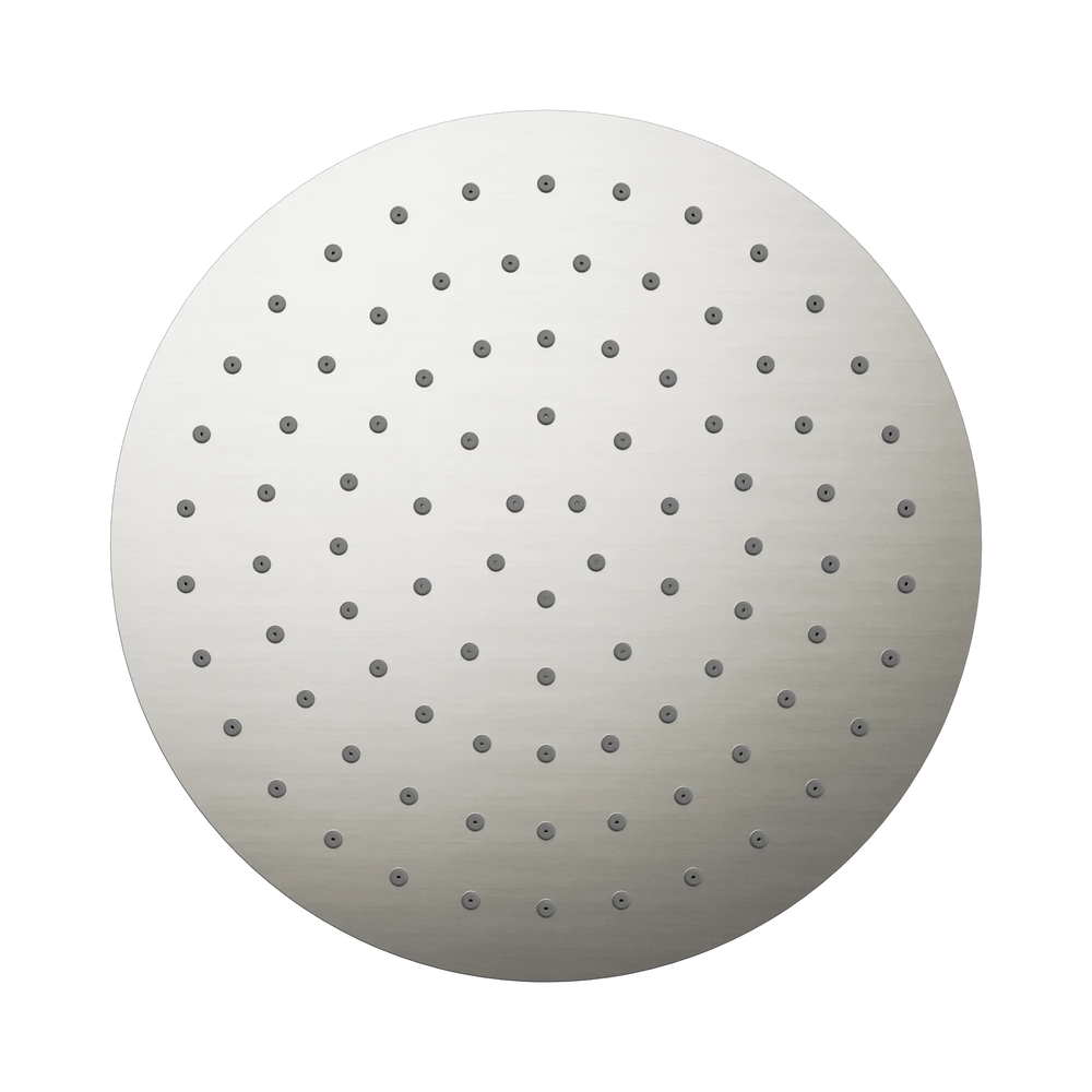 NERO 250MM ROUND METAL SHOWER HEAD II BRUSHED NICKEL image 2