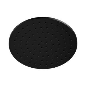 NERO 250MM ROUND METAL SHOWER HEAD II MATTE BLACK