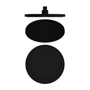NERO AIR SHOWER HEAD 230MM MATTE BLACK