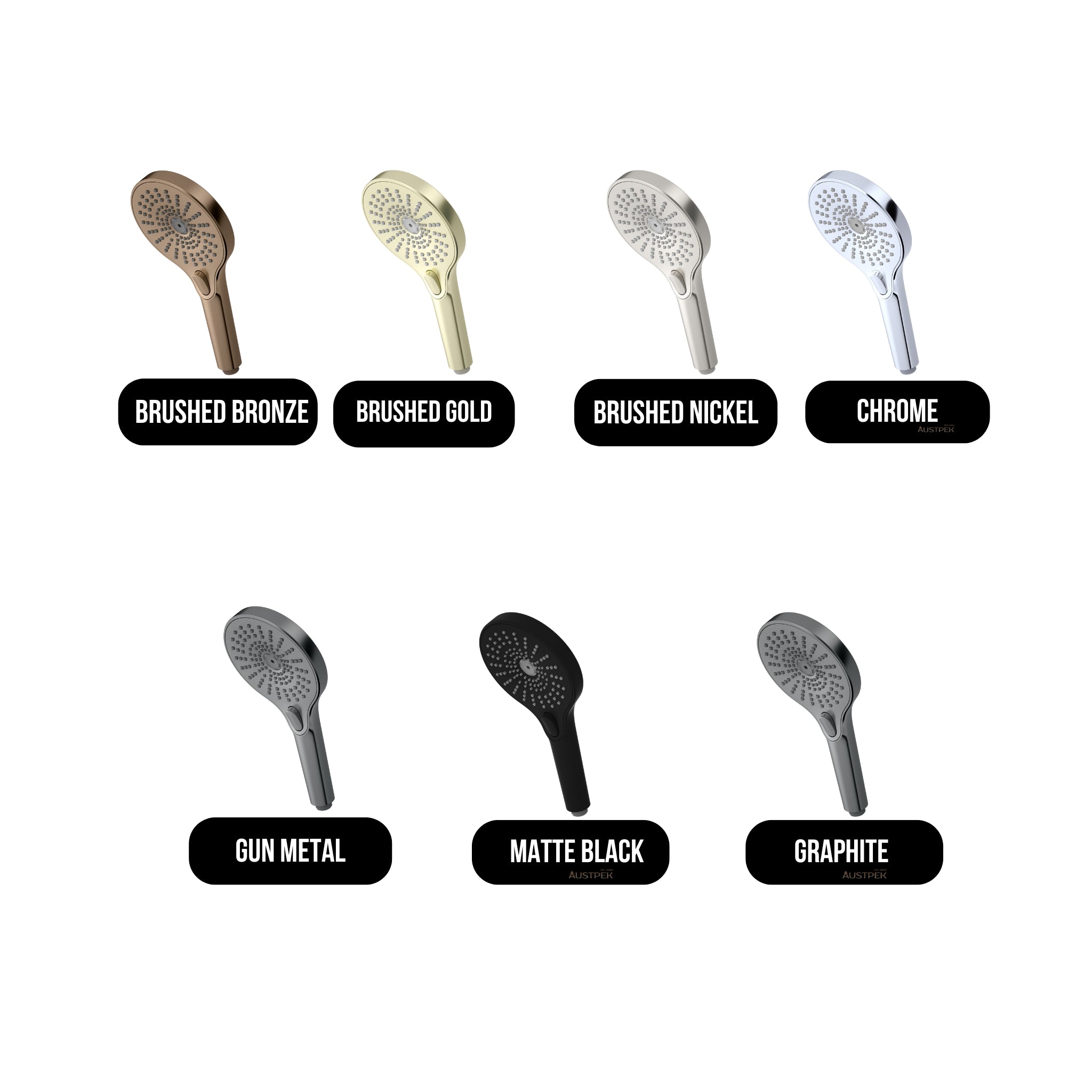 NERO OPAL HAND SHOWER 130MM CHROME