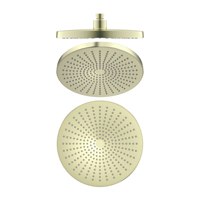 NERO OPAL ROUND SHOWER HEAD 250MM BRUSHED GOLD