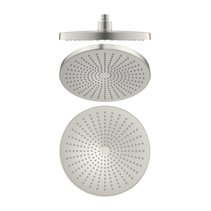 NERO OPAL ROUND SHOWER HEAD 250MM BRUSHED NICKEL