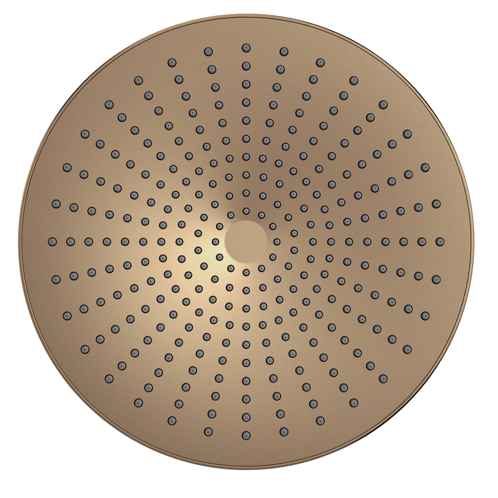 NERO OPAL ROUND SHOWER HEAD 250MM BRUSHED BRONZE