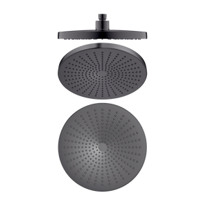 NERO OPAL ROUND SHOWER HEAD 250MM GUN METAL