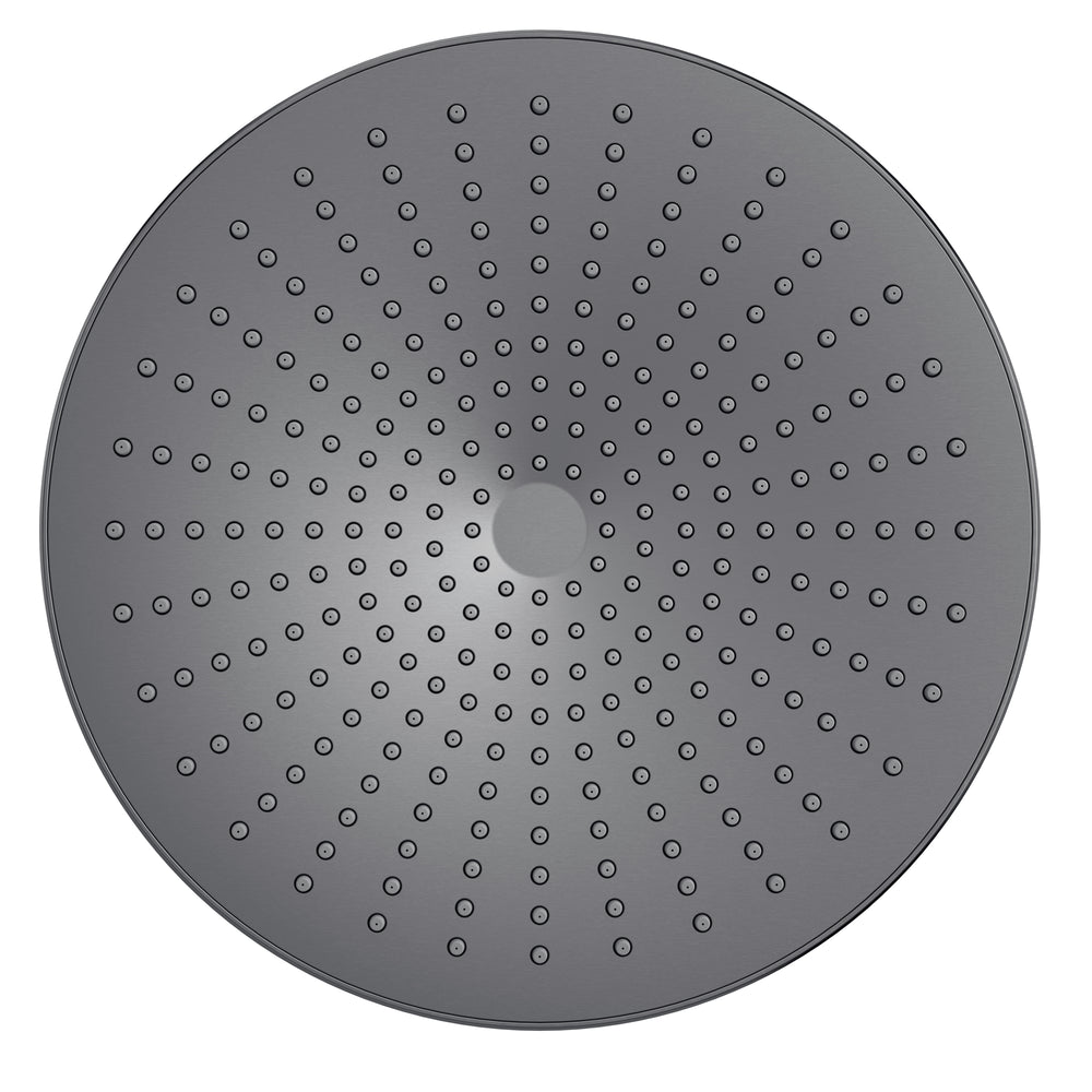 NERO OPAL ROUND SHOWER HEAD 250MM GRAPHITE