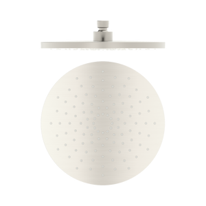 NERO ROUND ABS SHOWER HEAD 250MM BRUSHED NICKEL