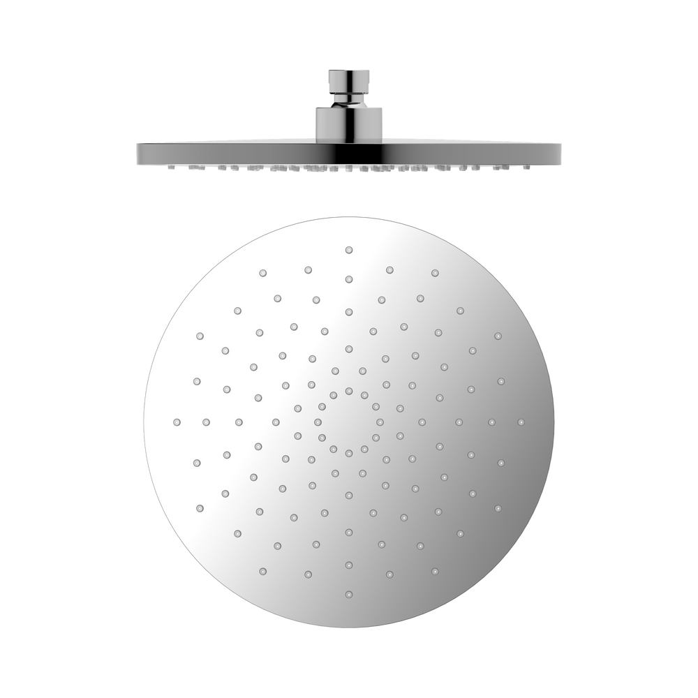 NERO ROUND ABS SHOWER HEAD 250MM CHROME