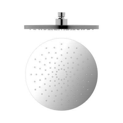 NERO ROUND ABS SHOWER HEAD 250MM CHROME