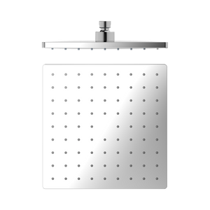 NERO SQUARE ABS SHOWER HEAD 250MM CHROME