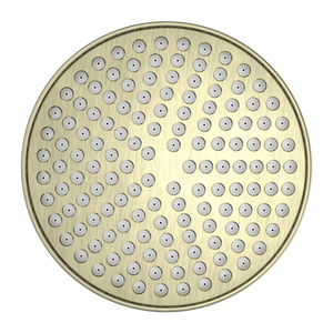 NERO YORK SHOWER HEAD 200MM AGED BRASS