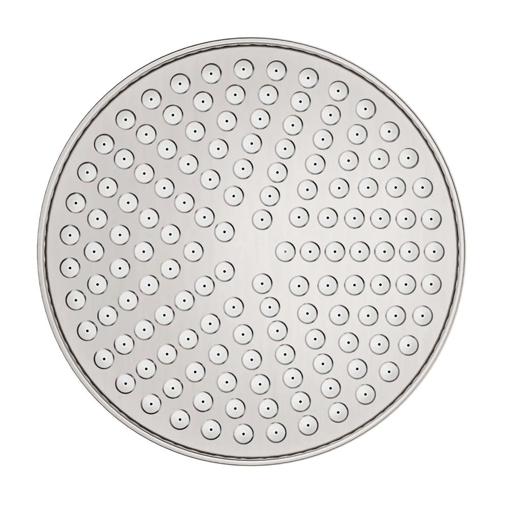 NERO YORK SHOWER HEAD 200MM BRUSHED NICKEL