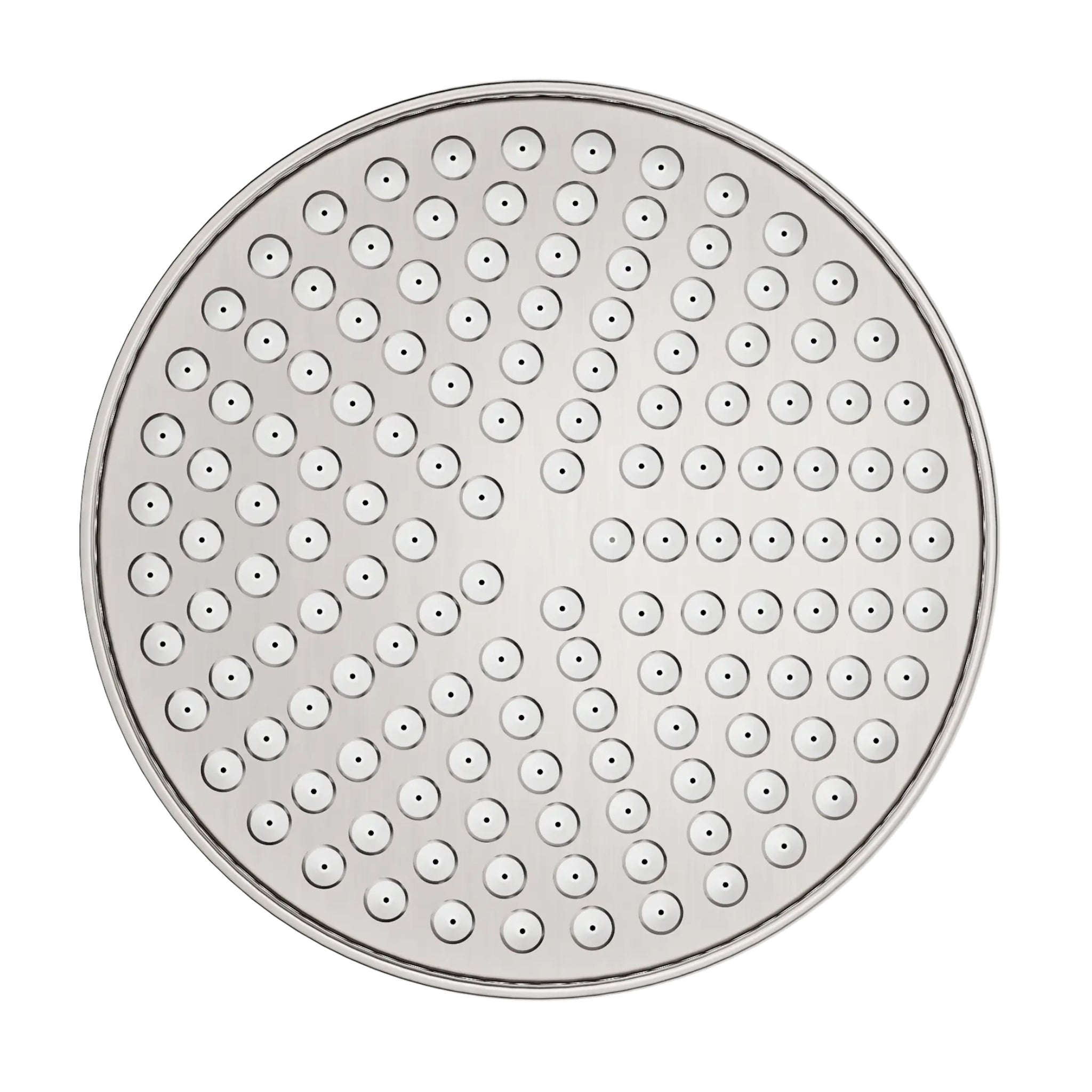 NERO YORK SHOWER HEAD 200MM BRUSHED NICKEL