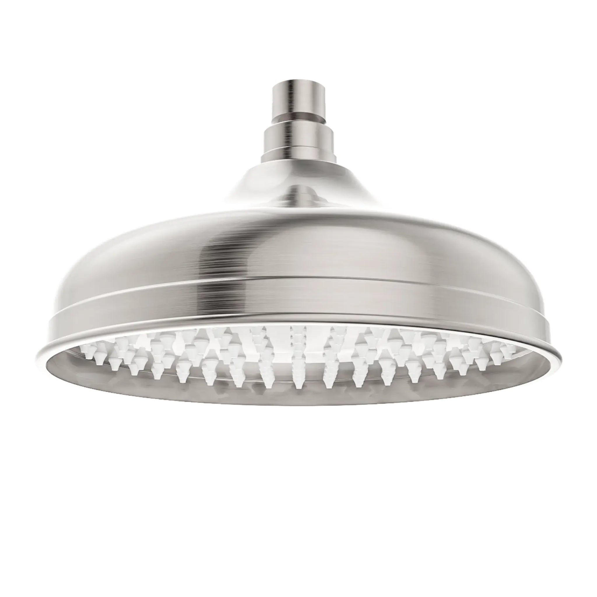 NERO YORK SHOWER HEAD 200MM BRUSHED NICKEL