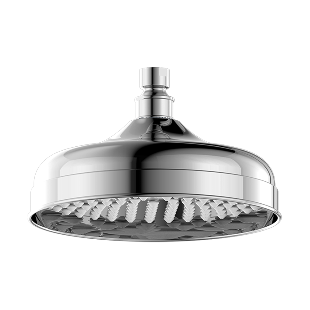 NERO YORK SHOWER HEAD 200MM CHROME