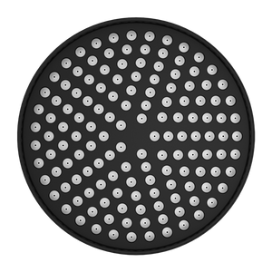 NERO YORK SHOWER HEAD 200MM MATTE BLACK