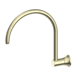 NERO YORK SHOWER ARM 346MM AGED BRASS