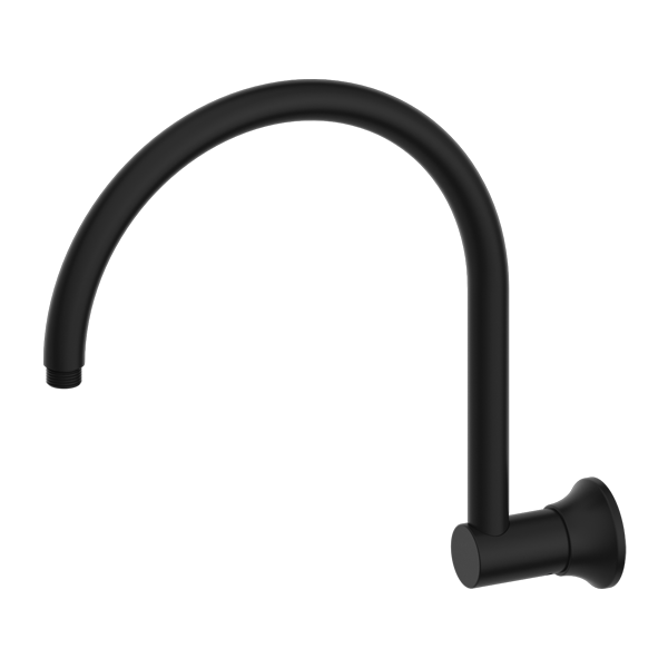 NERO YORK SHOWER ARM 346MM MATTE BLACK