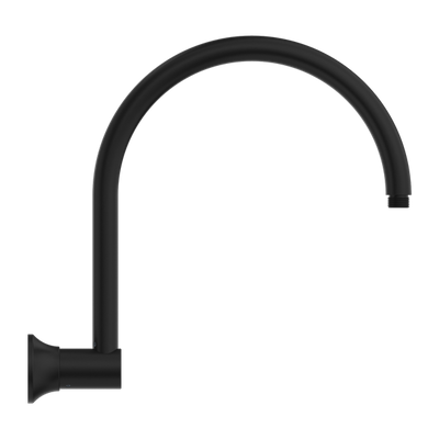 NERO YORK SHOWER ARM 346MM MATTE BLACK