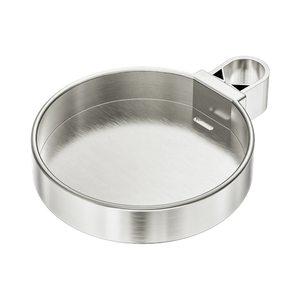 NERO RAIL SHOWER SOAP DISH FOR 22MM SHOWER BAR BRUSHED NICKEL 142MM