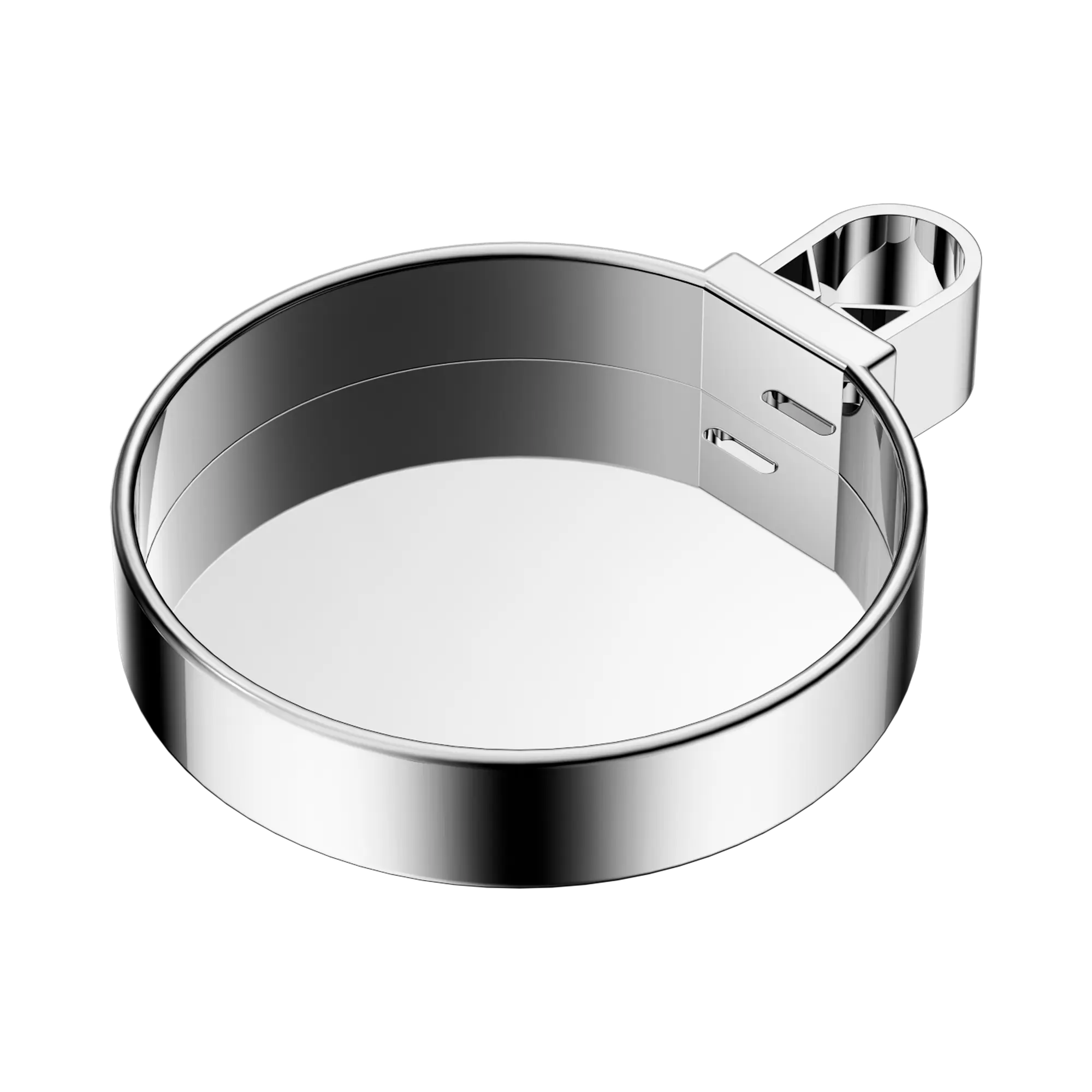 NERO RAIL SHOWER SOAP DISH FOR 22MM SHOWER BAR CHROME 142MM