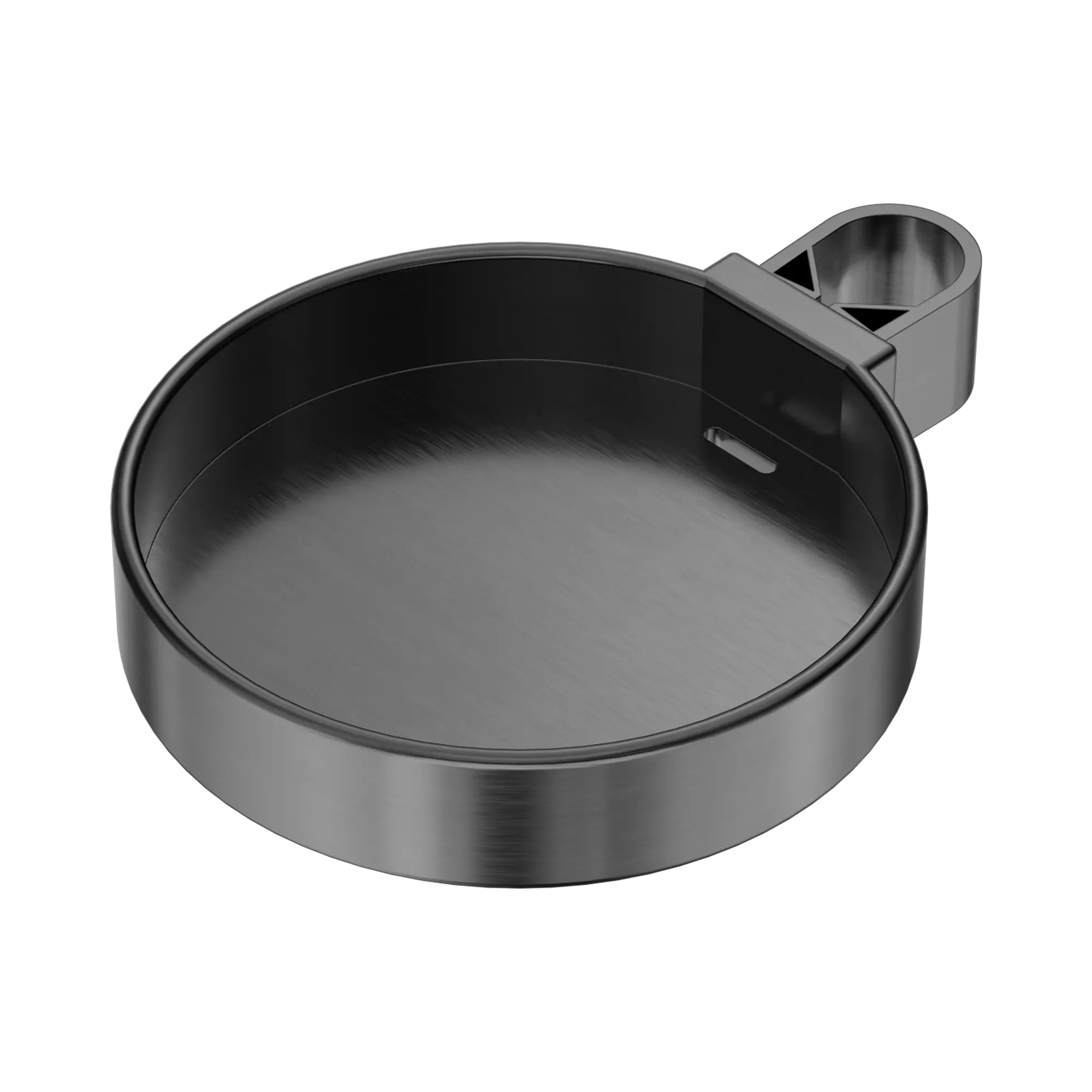 NERO RAIL SHOWER SOAP DISH FOR 22MM SHOWER BAR GUN METAL 142MM