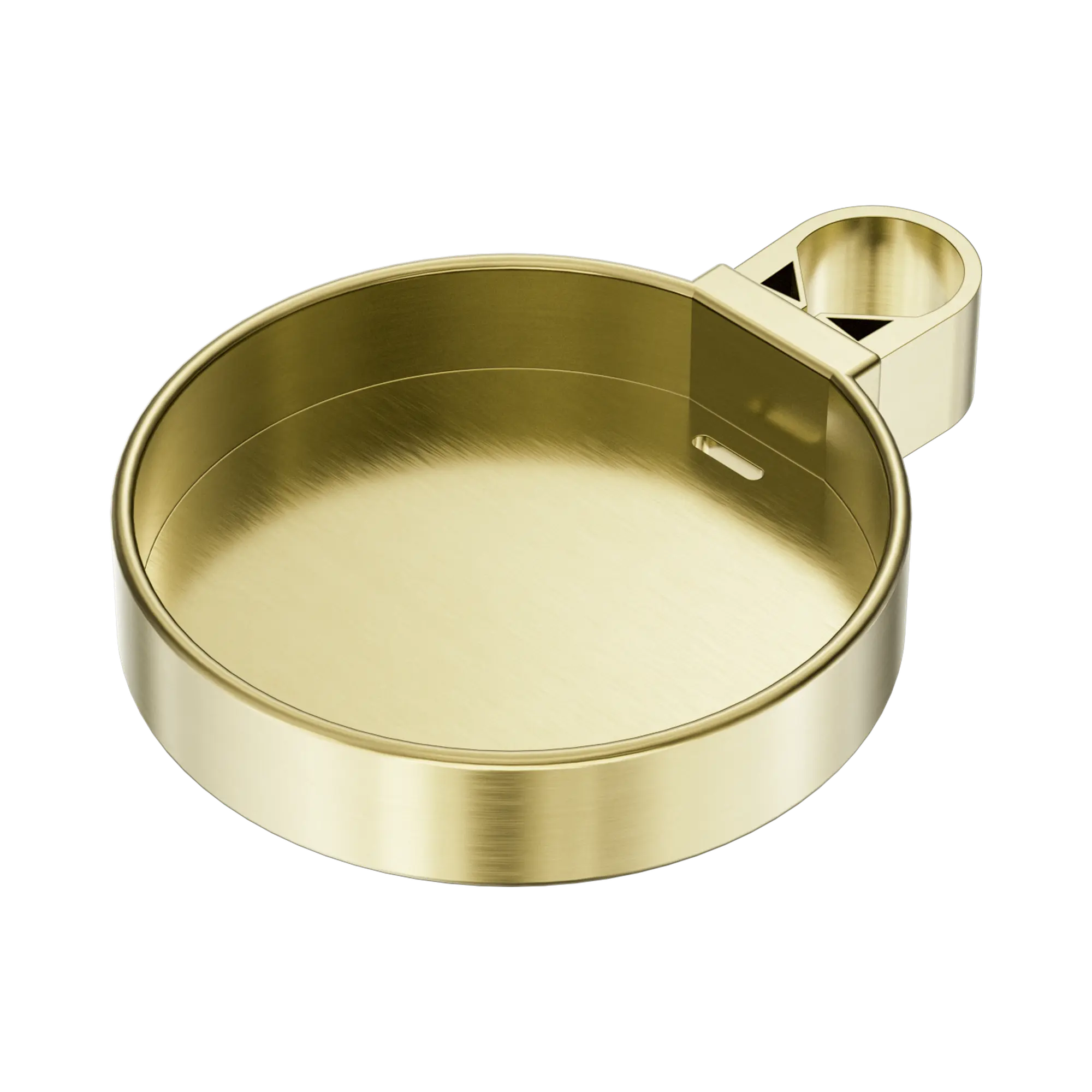 NERO RAIL SHOWER SOAP DISH FOR 25MM SHOWER BAR BRUSHED GOLD
